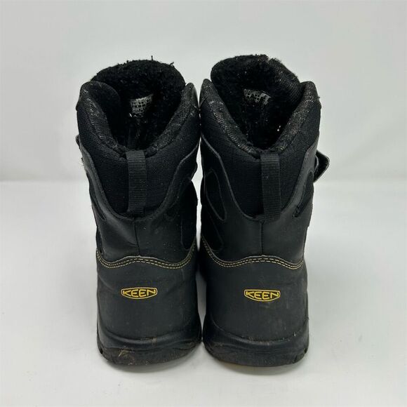 Keen Kids Kalamazoo High Winter Warm Snow Boots Black Size 4Y Boys Outdoors - Picture 8 of 14